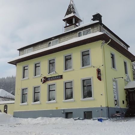 Pension Zur Alten Schule Bärenstein Exterior foto
